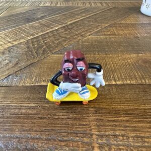 Applause Figurine California Raisins Skateboarder Vintage 1980s Pop Culture 80s